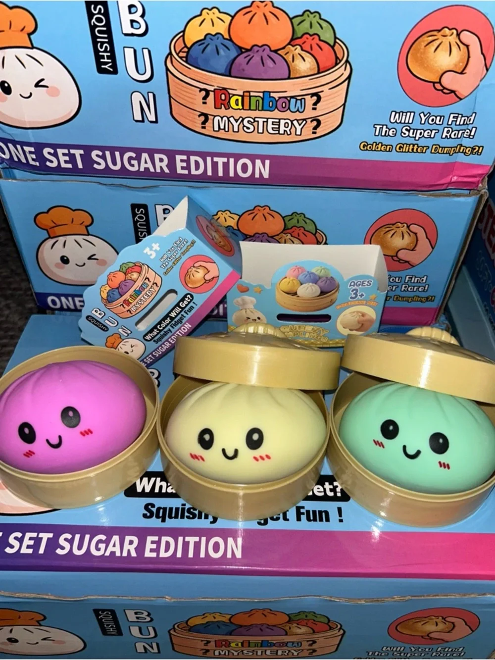 Bundle of 3 Mystery Squishy Dumplings